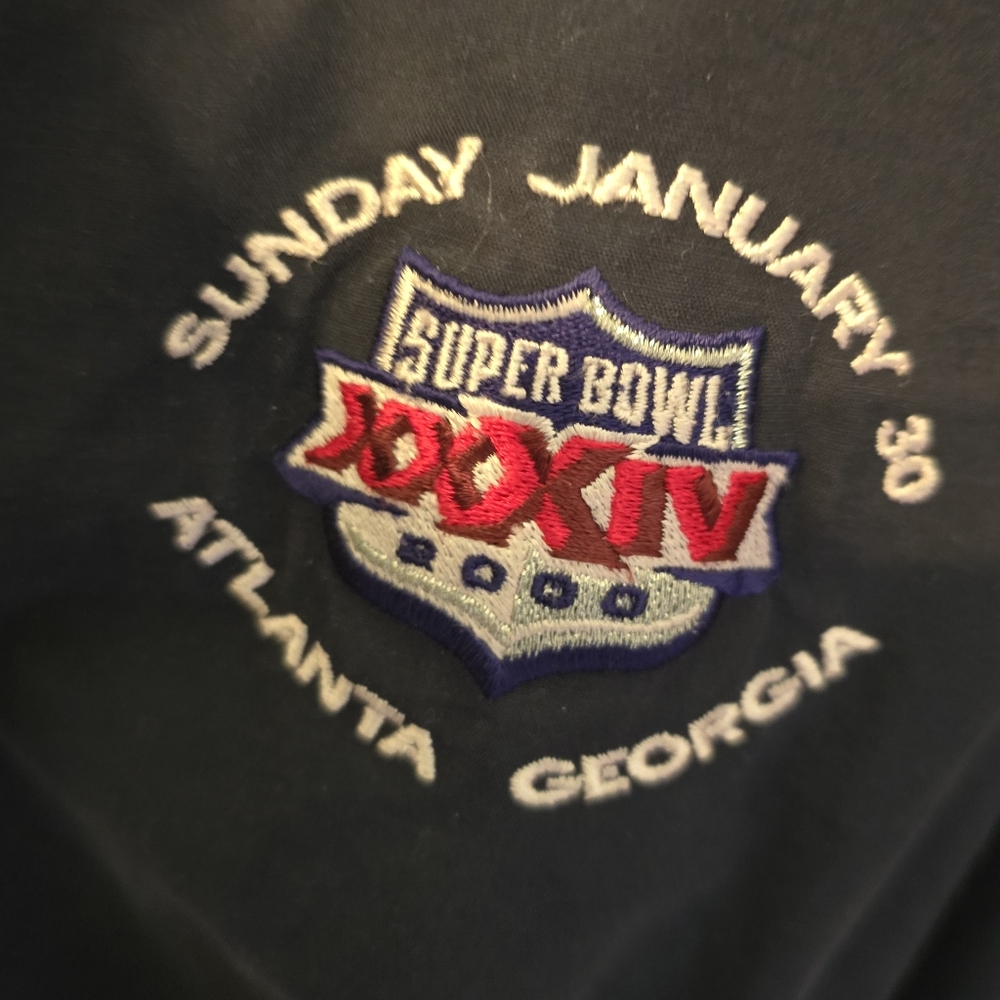 Superbowl PULLOVERMen's Black and Tan Jacket - Picture 2 of 6
